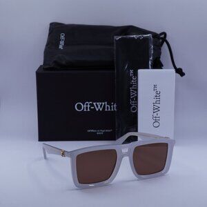 Off-White OERI13W STRATFORD 0964 Square Sunglasses – Grey/Brown